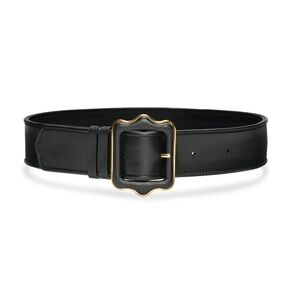 Sarah Flint Vienna Belt in black leather